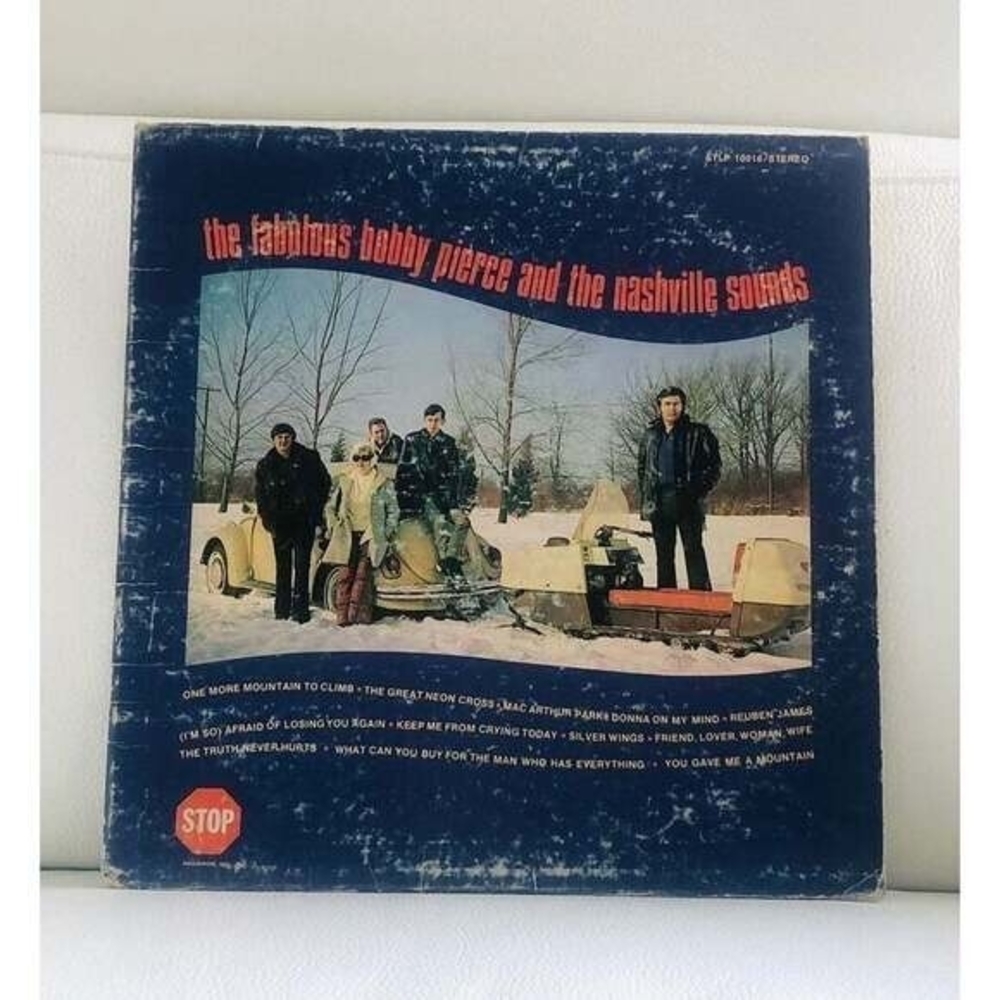 LP The Fabulous Bobby Pierce & Nashville Vinyl Record